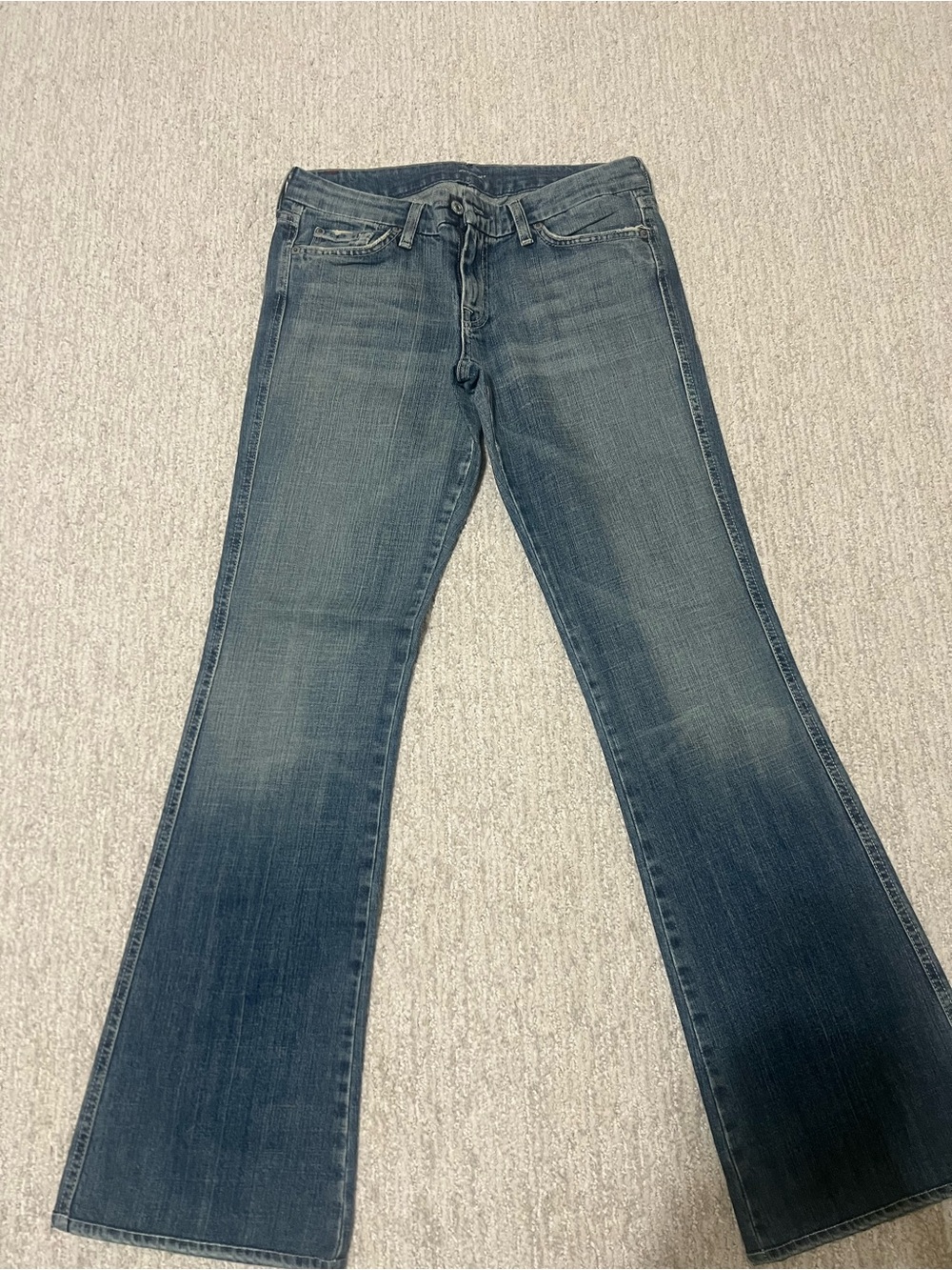 Classic Women's Bootcut Jeans - Blue